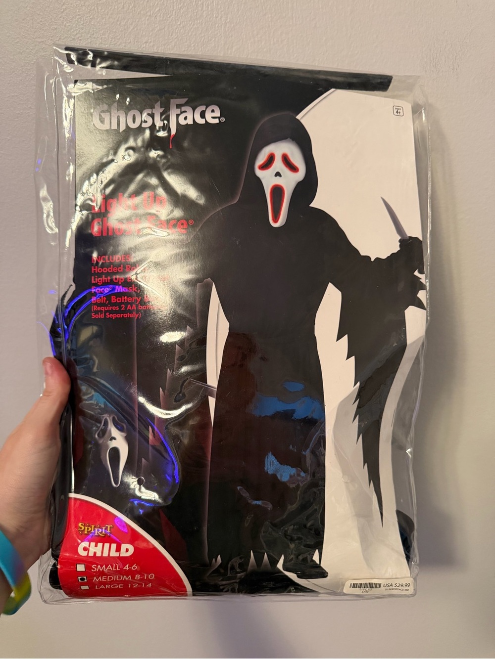 Spirit Ghost Face Scream Costume